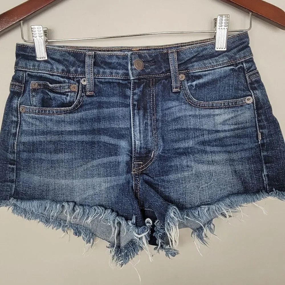 American Eagle VINTAGE HI-RISE FESTIVAL JEAN SHORTS 2
